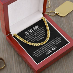 Cuban Link Chain - For Son From Dad