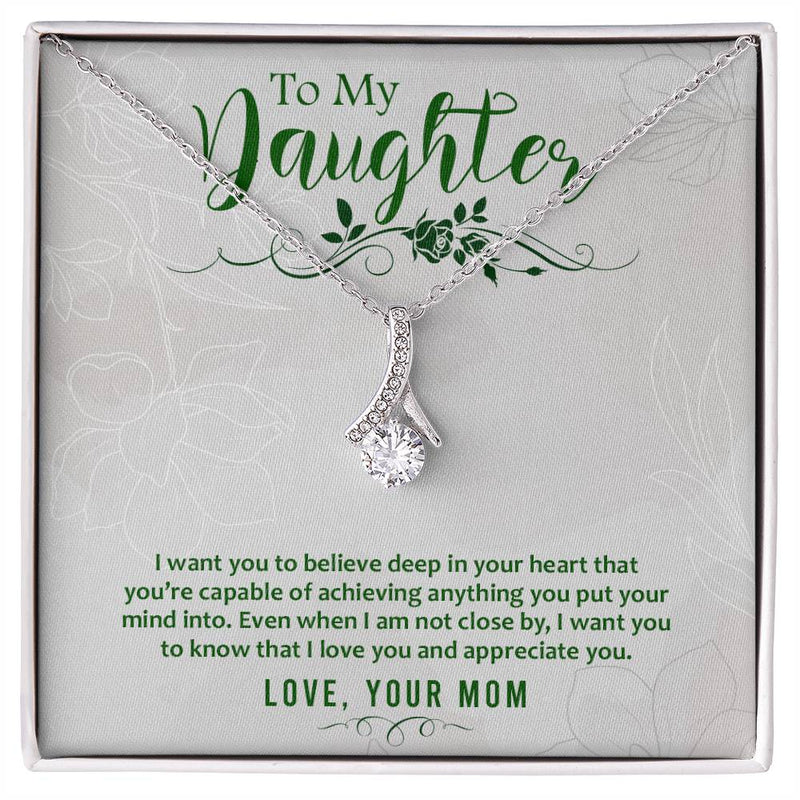 Alluring Beauty Necklace - For Daughter From Mom