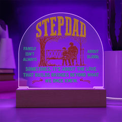 Dome Acrylic Plaque - Stepdad